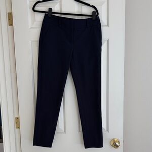 LOFT Navy Julie Skinny ankle Pants size 0